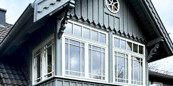 Drewniane okna w Karpaczu